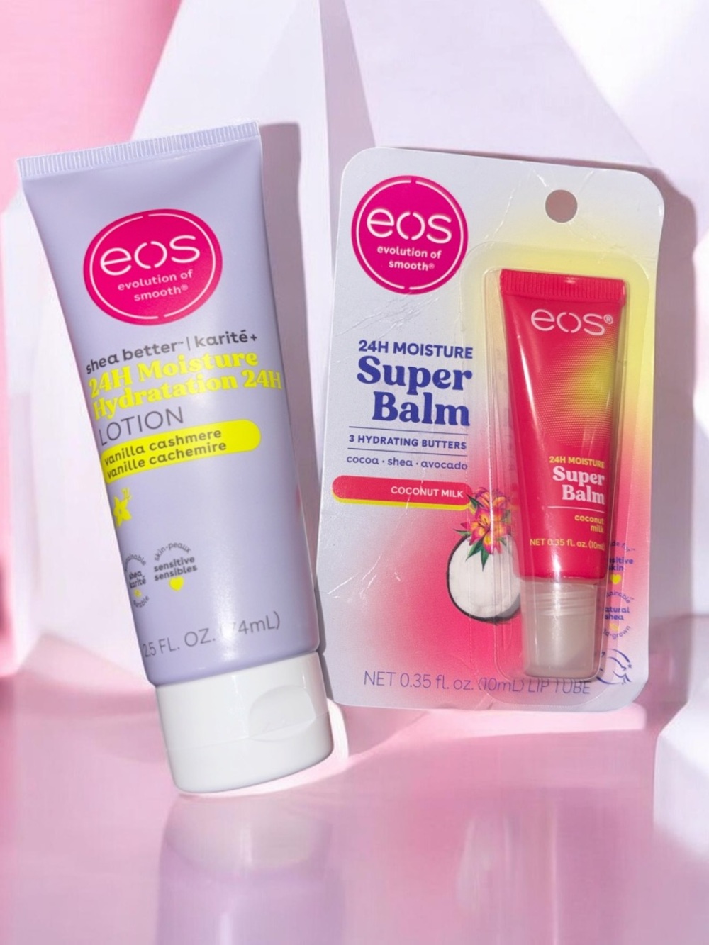 eos Hydrating Body Lotion and Super Balm Bundle